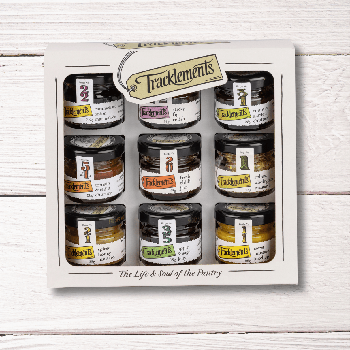 9 Mini Jar Gift Pack - accompaniments - 9minijargiftpack - The Cornish Cheese Co