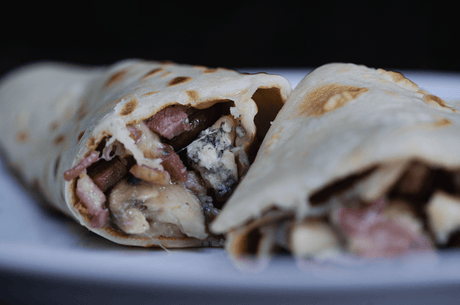 Cornish Blue, Bacon & Mushroom Pancake recipe - The Cornish Cheese Co