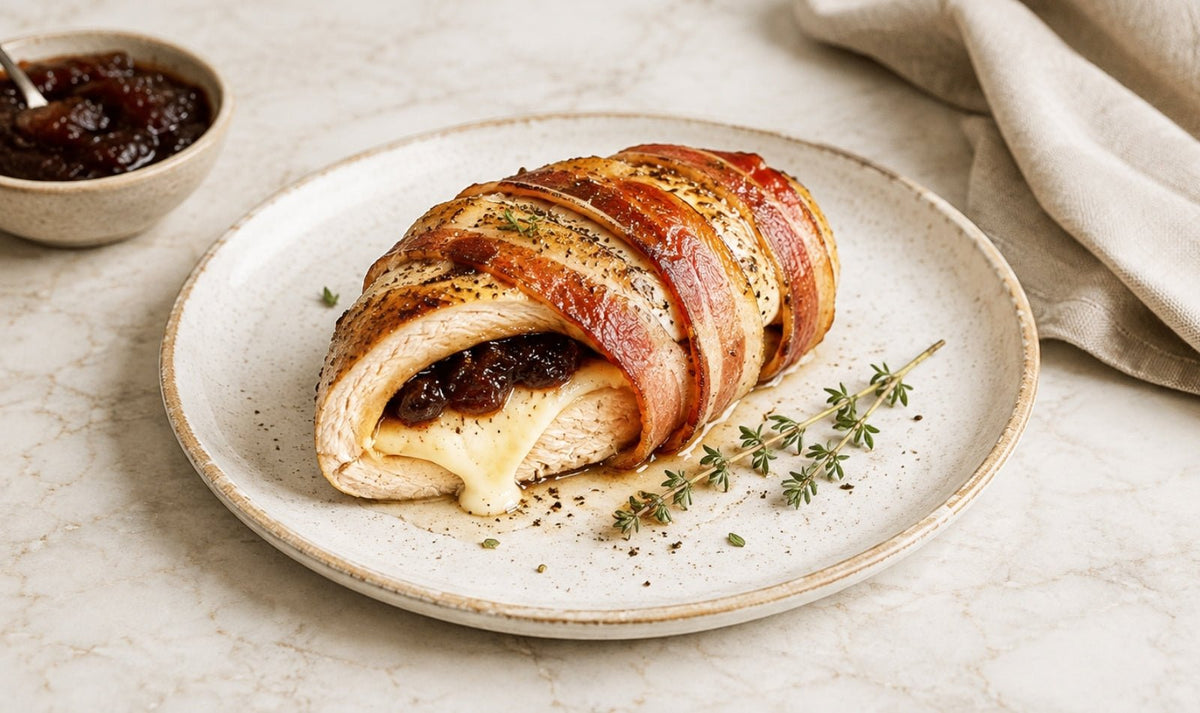 Cornish Brie stuffed chicken breast recipe - The Cornish Cheese Co