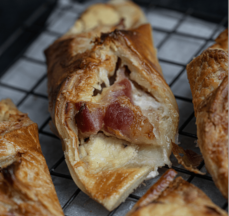 Cornish Yarg and bacon turnovers recipe - The Cornish Cheese Co