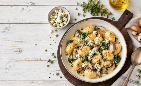 Creamy Cornish Blue & Mushroom Gnocchi - The Cornish Cheese Co