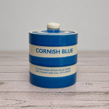 Cornish Blue Pot (Empty) - cornishblue-pot - Pot - The Cornish Cheese Co