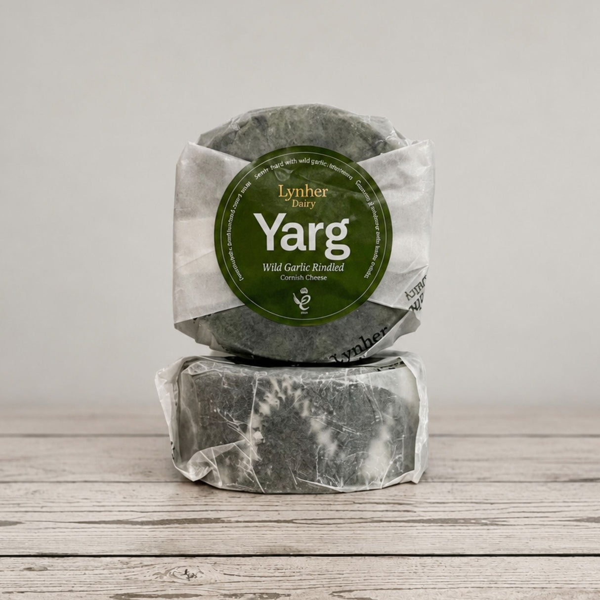 Cornish Garlic Yarg - cornishgarlicyarg-1.600 - Cheese - The Cornish Cheese Co