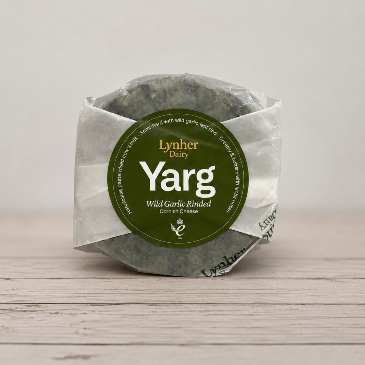 Cornish Garlic Yarg - cornishgarlicyarg-1.600 - Cheese - The Cornish Cheese Co