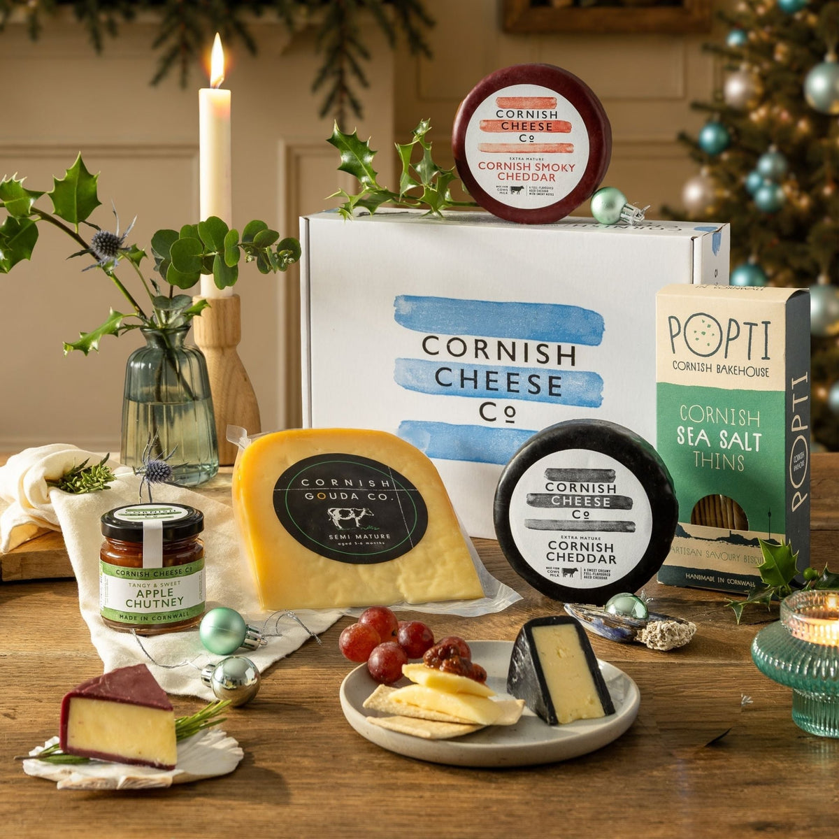 Cornish Hard Cheese Gift Box - gift-cornish-hard-cheese-gift-box - Gift Box - The Cornish Cheese Co