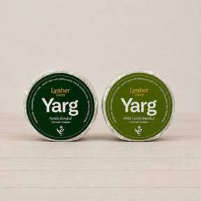 Cornish Yarg & Garlic Yarg 900g Bundle - yarg-garlic-yarg-900-bundle - Cheese - The Cornish Cheese Co