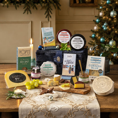 Luxury Cornish Cheese & Chocolate Hamper - gift-luxury-cornish-cheese-hamper - Hamper - The Cornish Cheese Co