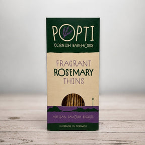 Popti Cornish Rosemary Savoury Thins - popti-cornish-rosemary-savoury-thins - Cracker - The Cornish Cheese Co