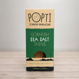 Popti Cornish Sea Salt Savoury Thins