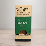 Popti Cornish Sea Salt Savoury Thins - accompaniments-poptiseasalt - The Cornish Cheese Co