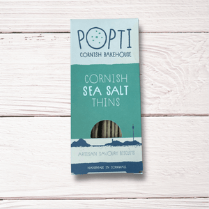 Popti Cornish Sea Salt Savoury Thins