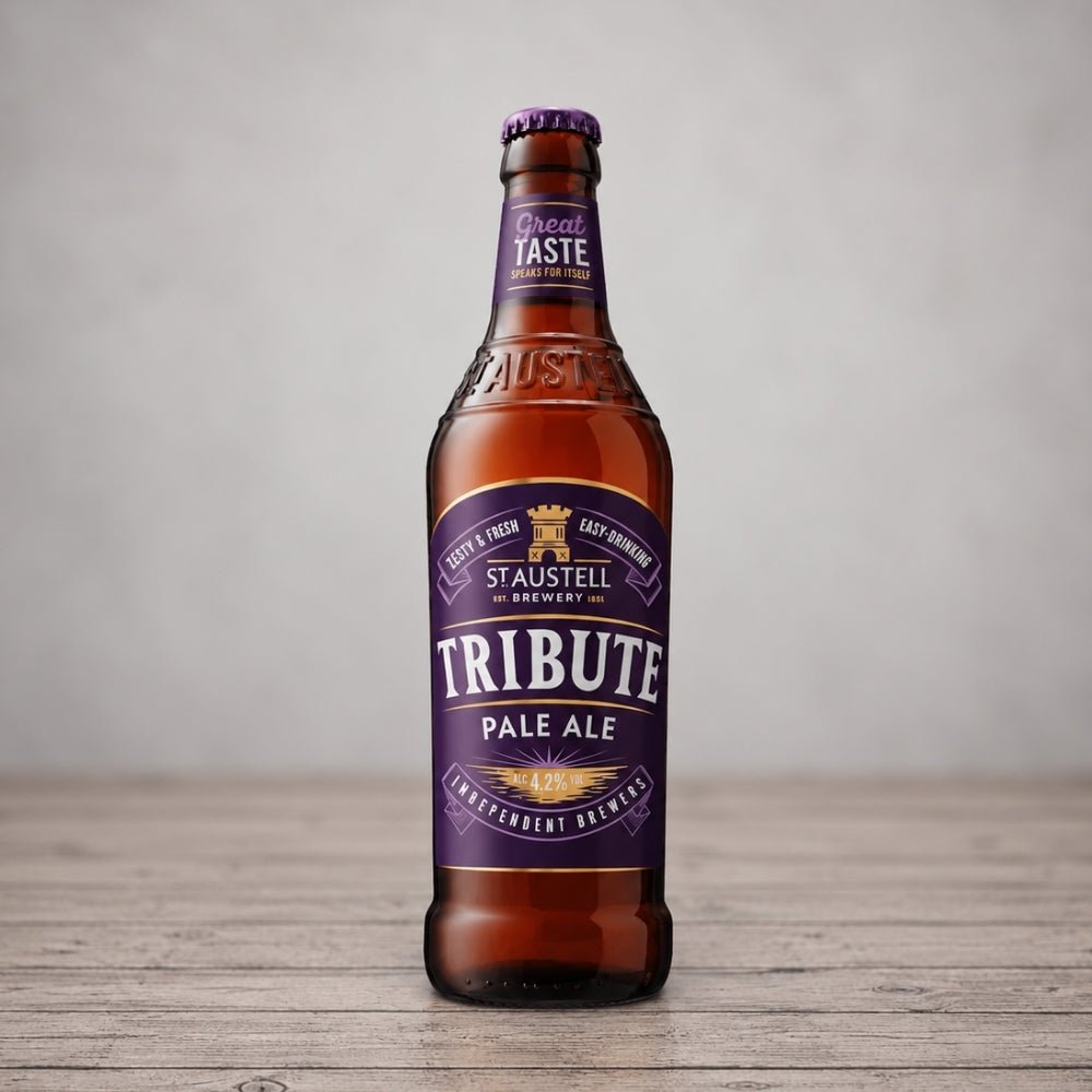 Tribute Pale Ale (500ml) - st-austell-brewery-tribute-500 - The Cornish Cheese Co