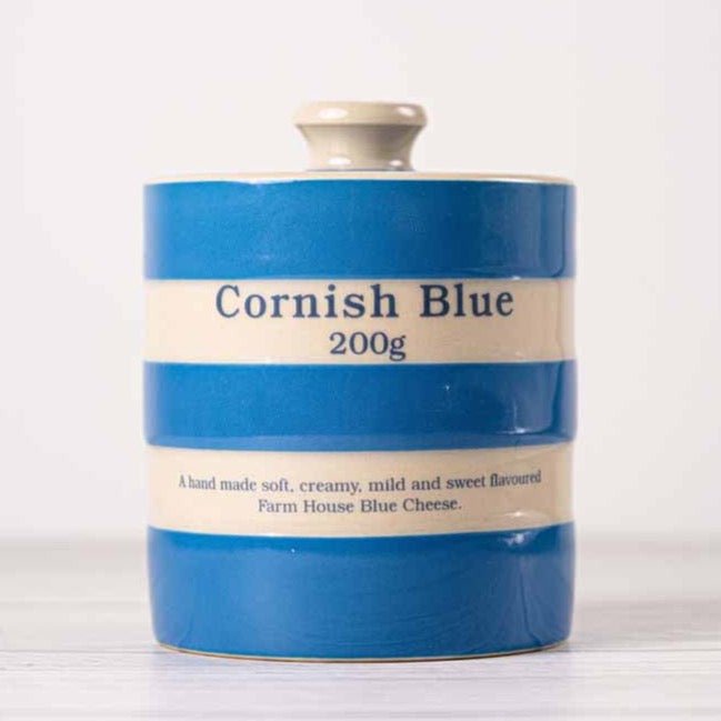 Cornish Blue Pot - cornishblue - pot - The Cornish Cheese Co